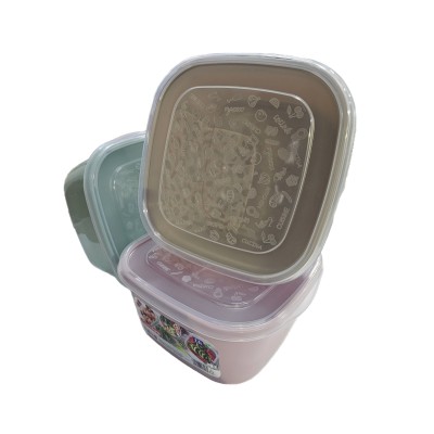 Contenitore BASIC quadrato 2,5 L SURT VRM COMBI 3 COLORI