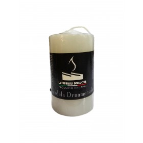 CANDELA MOCCOLO COLORATO AVORIO CM. 5x9h CANDELA MOCCOLO COLORATO AVORIO CM. 5x9h