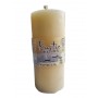 CANDELA MOCCOLO DI CERA RUSTICO PROFUMATO VANIGLIA CM.6x14h.