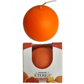 ETEREA CANDELA SFERA DI CERA PROFUMATA AGRUMI CM. 8 ETEREA CANDELA SFERA DI CERA PROFUMATA AGRUMI CM. 8
