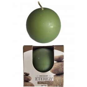 ETEREA CANDELA SFERA DI CERA PROFUMATA ETEREA  TALCO CM. 6 ETEREA CANDELA SFERA DI CERA PROFUMATA ETEREA  TALCO CM. 6