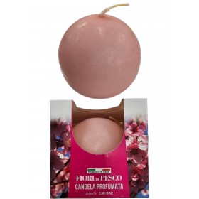 ETEREA CANDELA SFERA DI CERA PROFUMATA FIOR PESCO CM. 8 ETEREA CANDELA SFERA DI CERA PROFUMATA FIOR PESCO CM. 8