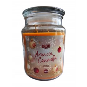 IRGE CANDELA PROFUMATA ARANCIA E CANNELLA 510GR IRGE CANDELA PROFUMATA ARANCIA E CANNELLA 510GR