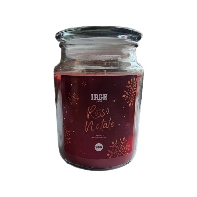IRGE CANDELA PROFUMATA ROSSO NATALE GR.510