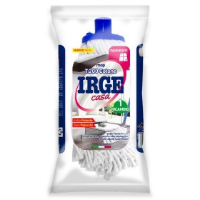 IRGE MOP DI COTONE RICAMBIO ATTACCO A VITE SENZA MANICO GR. 200 IRGE MOP DI COTONE RICAMBIO ATTACCO A VITE SENZA MANICO GR. 200