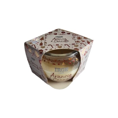 IRGE NATALE CANDELA PROFUMATA  TONDA 70GR