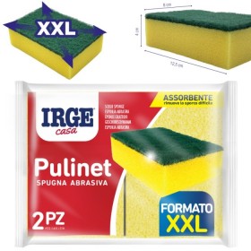 IRGE SPUGNA ABRASIVA PULINET CM. 12,5X8,2X4 PZ. 2 IRGE SPUGNA ABRASIVA PULINET CM. 12,5X8,2X4 PZ. 2