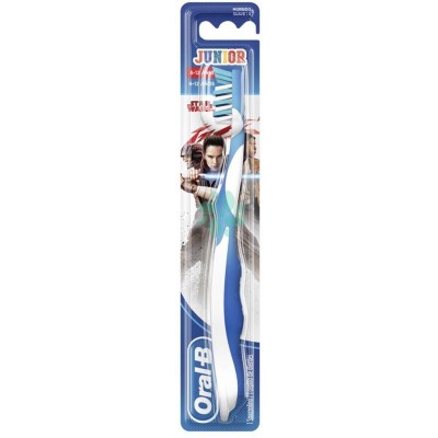 ORAL B JUNIOR SPAZZOLINO DENTI PER BAMBINO 6-12 ANNI MORBIDO STAR WARS