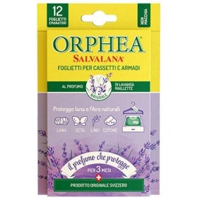 ORPHEA SALVALANA PER CASSETTI E ARMADI LAVANDA 12 FOGLIETTI ORPHEA SALVALANA PER CASSETTI E ARMADI LAVANDA 12 FOGLIETTI