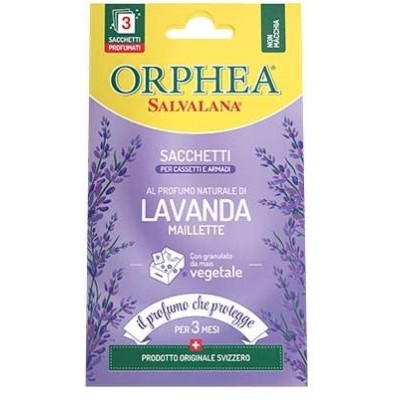 ORPHEA SALVALANA SACCHETTI PROFUMATI LAVANDA 3 PEZZI