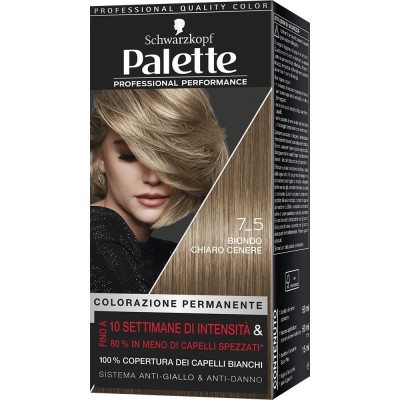 PALETTE COLORE PER CAPELLI 7.5 BIONDO CHIARO CENERE