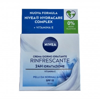 NIVEA V.CR.IDRAT.50ML P/NORMALI RINFRESCANTE