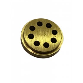 PIASTRA PASSATELLI IN OTTONE PER TORCHIETTO PASTA MM. MM. 4,5 PIASTRA PASSATELLI IN OTTONE PER TORCHIETTO PASTA MM. MM. 4,5