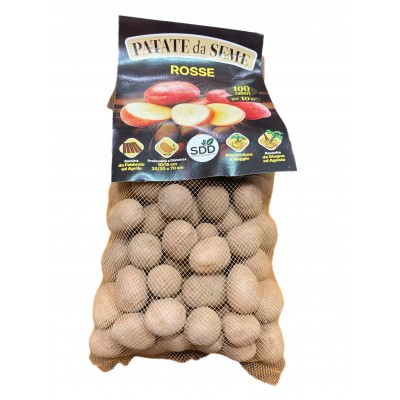 PATATE DA SEME MINI TUBERI CAMBERRA PASTA ROSSA SACCHETTO 100 BUCHE