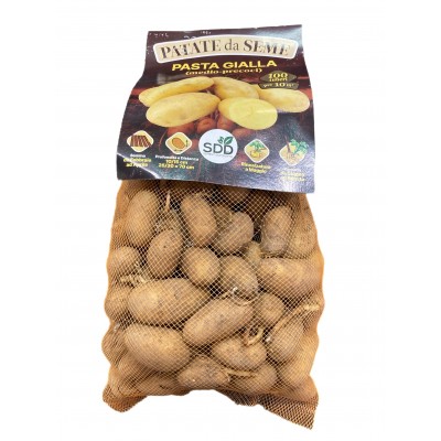 PATATE DA SEME MINI TUBERI SPUNTA PASTA GIALLA SACCHETTO 100 BUCHE