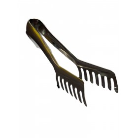 PINZA MOLLA SPAGHETTI PESANTE IN ACCIAIO INOX CM. 22 PINZA MOLLA SPAGHETTI PESANTE IN ACCIAIO INOX CM. 22