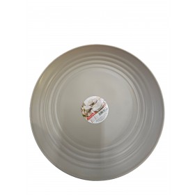 Piatto CLASSIC 25 CM GRIGIO IN PLASTICA  F18 JAR Piatto CLASSIC 25 CM GRIGIO IN PLASTICA  F18 JAR