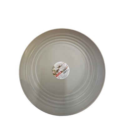 Piatto CLASSIC 25 CM GRIGIO IN PLASTICA  F18 JAR
