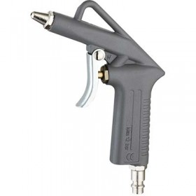 PISTOLA SOFFIAGGIO CANNA CORTA ATTACCO RAPIDO IN ALLUMINIO NICHELATO PISTOLA SOFFIAGGIO CANNA CORTA ATTACCO RAPIDO IN ALLUMINIO NICHELATO