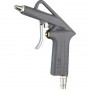 PISTOLA SOFFIAGGIO CANNA CORTA ATTACCO RAPIDO IN ALLUMINIO NICHELATO