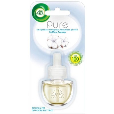 AIR WICK ESSENTIAL OILS RICARICA PER DIFFUSORE ELETTRICO SOFFICE COTONE