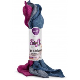 CLENDY PANNO SOFT MULTIUSO CM. 35x35 PZ. 3 CLENDY PANNO SOFT MULTIUSO CM. 35x35 PZ. 3