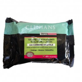 CLINIANS SALVIETTE STRUCCANTI DETOX – VISO, OCCHI E LABBRAA 25PZ CLINIANS SALVIETTE STRUCCANTI DETOX – VISO, OCCHI E LABBRAA 25PZ