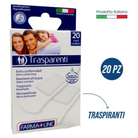 FARMALINE CEROTTI MEDI TRASPARENT CM. 7x2 PZ. 20 FARMALINE CEROTTI MEDI TRASPARENT CM. 7x2 PZ. 20