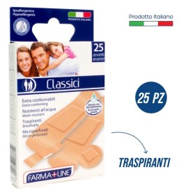 FARMALINE CEROTTI TRASPIRANTI ASSORTITI PZ. 25 FARMALINE CEROTTI TRASPIRANTI ASSORTITI PZ. 25