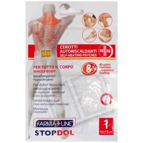 FARMALINE CEROTTO AUTORISCALDANTE PER IL CORPO CM. 10x13 FARMALINE CEROTTO AUTORISCALDANTE PER IL CORPO CM. 10x13