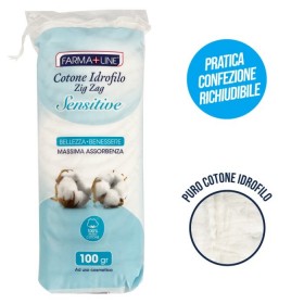 FARMALINE COTONE IDROFILO ZIGZAG SENSITIVE GR. 100 FARMALINE COTONE IDROFILO ZIGZAG SENSITIVE GR. 100
