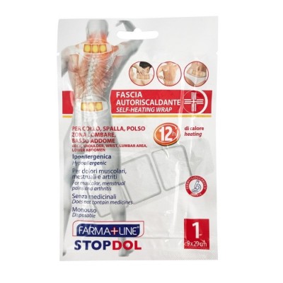 FARMALINE FASCIA AUTORISCALDANTI PER IL CORPO CM. 9x29