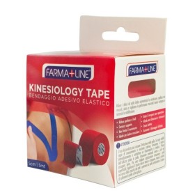 FARMALINE SPORT KENESIOLOGY TAPE BENDAGGIO ADESIVO ELASTICO MT. 5x5CM. FARMALINE SPORT KENESIOLOGY TAPE BENDAGGIO ADESIVO ELASTICO MT. 5x5CM.