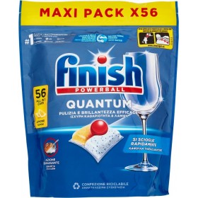 FINISH QUANTUM XL DETERGENTE PER LAVASTIVIGLIE ALL IN 1 LEMON 56 CAPS FINISH QUANTUM XL DETERGENTE PER LAVASTIVIGLIE ALL IN 1 LEMON 56 CAPS