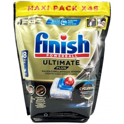 FINISH ULTIMATE PLUS DETERGENTE LAVASTOVIGLIE ALLIN1 REGULAR 48 CAPS