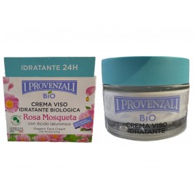 I PROVENZALI CREMA VISO IDRATANTE BIOLOGICA ROSA MOSQUETA IDRATANTE 50ML I PROVENZALI CREMA VISO IDRATANTE BIOLOGICA ROSA MOSQUETA IDRATANTE 50ML