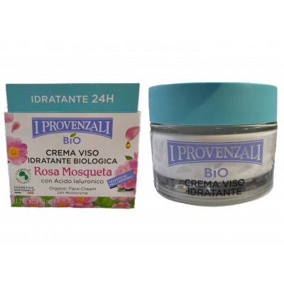 I PROVENZALI CREMA VISO IDRATANTE BIOLOGICA ROSA MOSQUETA IDRATANTE 50ML