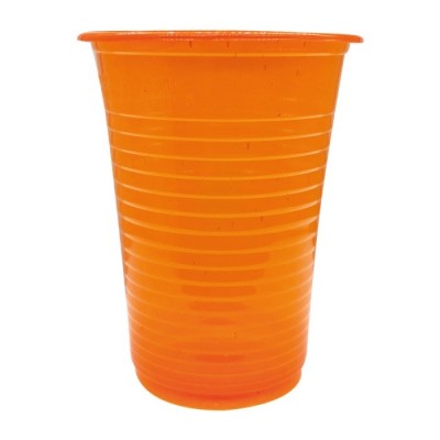 IRGE BICCHIERI DI PLASTICA ARANCIONE CC. 200 PZ. 50