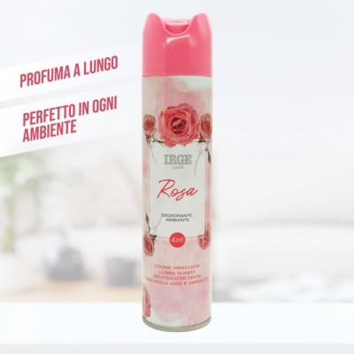 IRGE DEODORANTE AMBIENTE SPRAY ROSA ML. 300