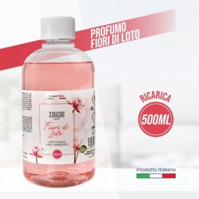 IRGE DIFFUSORE RICARICA PROFUMO AMBIENTE FIORI DI LOTO ML. 500 IRGE DIFFUSORE RICARICA PROFUMO AMBIENTE FIORI DI LOTO ML. 500