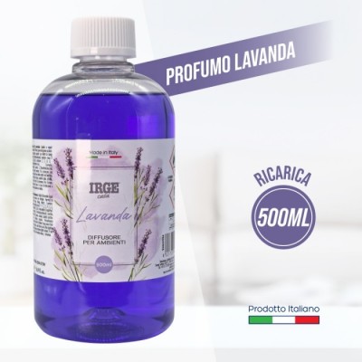 IRGE DIFFUSORE RICARICA PROFUMO AMBIENTE LAVANDA ML. 500