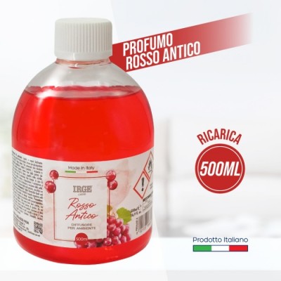 IRGE DIFFUSORE RICARICA PROFUMO AMBIENTE ROSSO ML. 500