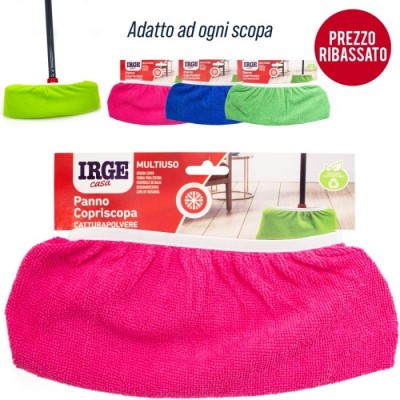 IRGE PANNO IN MICROFIBRA CATTURA POLVERE PER COPRISCOPA