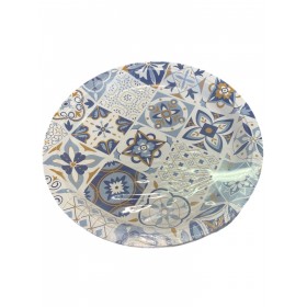 IRGE PIATTI PIANI DI CARTA MODELLO MAIOLICA DIAM. 22 CM. PZ. 8 IRGE PIATTI PIANI DI CARTA MODELLO MAIOLICA DIAM. 22 CM. PZ. 8