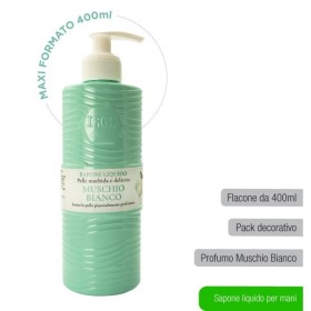 IRGE SAPONE PER L'IGIENE MANI AL MUSCHIO BIANCO ML. 400 IRGE SAPONE PER L'IGIENE MANI AL MUSCHIO BIANCO ML. 400