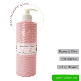 IRGE SAPONE PER L'IGIENE MANI ALLE MANDORLE ML. 400 IRGE SAPONE PER L'IGIENE MANI ALLE MANDORLE ML. 400