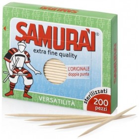 SAMURAI CONFEZIONE STUZZICADENTI PZ. 200 SAMURAI CONFEZIONE STUZZICADENTI PZ. 200