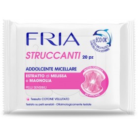 FRIA SALVIETTE STRUCCANTI ADDOLCENTE MICELLARE 20 PEZZI FRIA SALVIETTE STRUCCANTI ADDOLCENTE MICELLARE 20 PEZZI