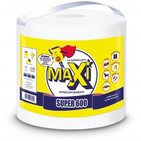 MAXI BOBINOTTO SUPER 600 COMPATTO CARTA ASCIUGATUTTO MAXI BOBINOTTO SUPER 600 COMPATTO CARTA ASCIUGATUTTO