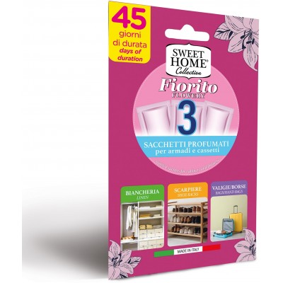 SWEET HOME PROFUMATORE CASSETTI 3 PEZZI FIORITO